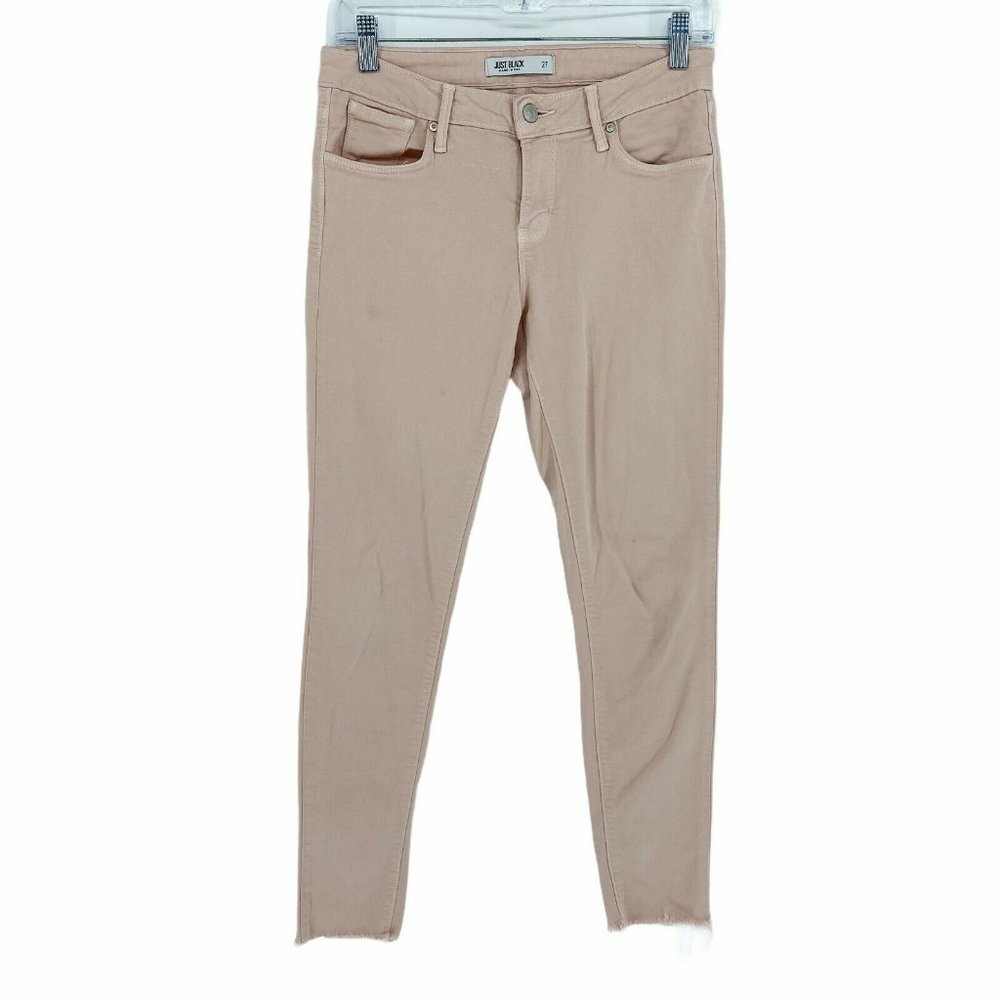Just Black Women's Size 27 Pink Stretch Denim